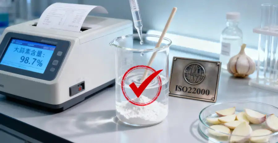 garlic extract powder Testing Methods and Certification garlic extract powder Testing Methods and Certification