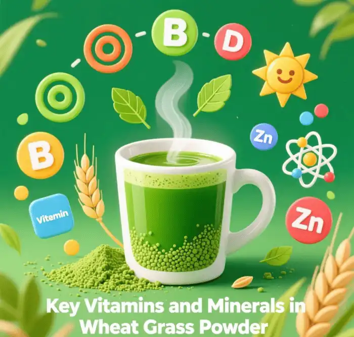 Key Vitamins and Minerals in Wheat Grass Powder Key Vitamins and Minerals in Wheat Grass Powder