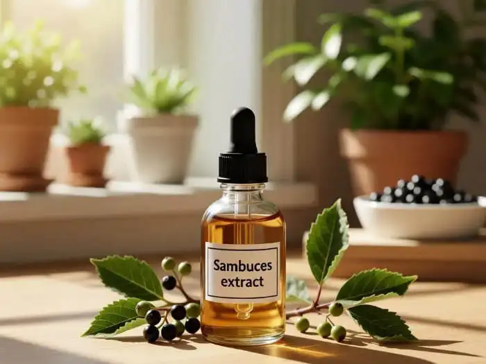 Sambucus extract application Sambucus extract application