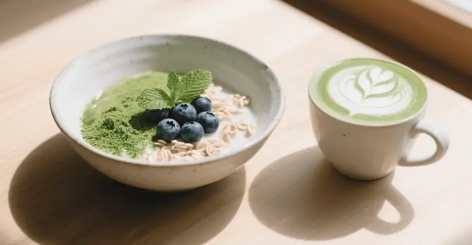 Organic matcha powder application Organic matcha powder application