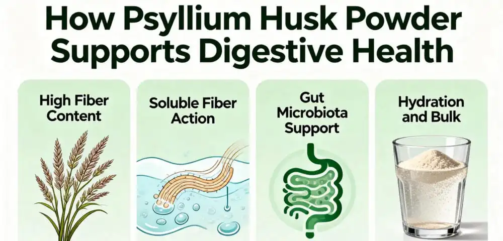 How Psyllium Husk Powder Supports Digestive Health How Psyllium Husk Powder Supports Digestive Health