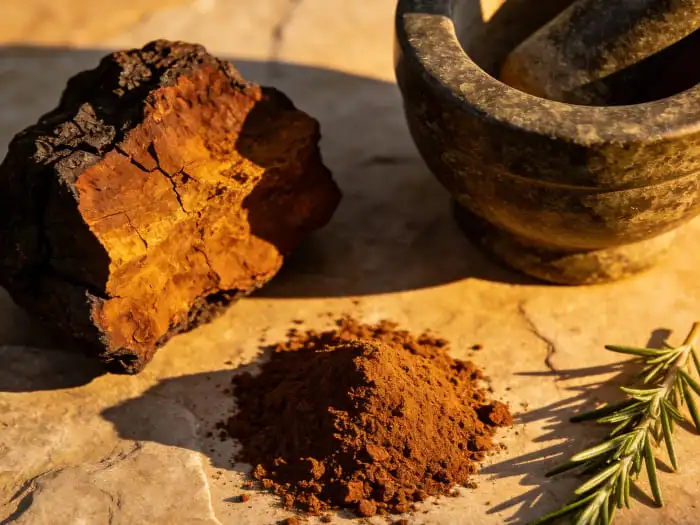 Organic chaga mushroom powder Organic chaga mushroom powder