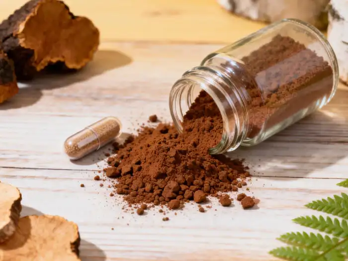 Incorporate Organic Chaga Mushroom Powder into Supplements Incorporate Organic Chaga Mushroom Powder into Supplements