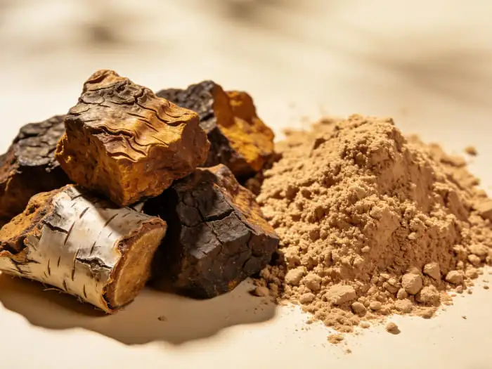 Organic chaga mushroom powder Organic chaga mushroom powder