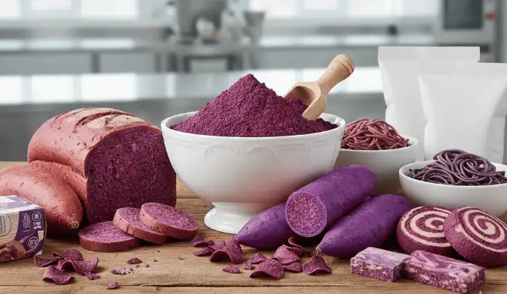 Incorporate Purple Sweet Potato Powder into Baking Recipes and Snack Production Incorporate Purple Sweet Potato Powder into Baking Recipes and Snack Production