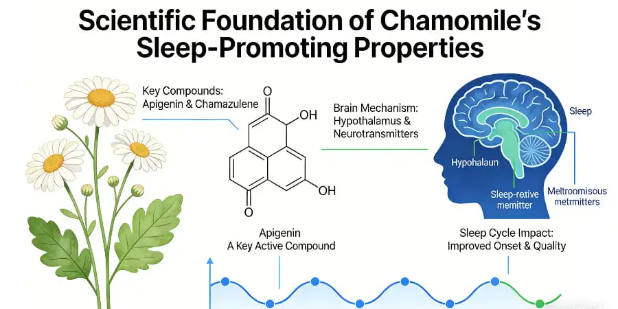 Scientific Foundation of Chamomile's Sleep-Promoting Properties Scientific Foundation of Chamomile's Sleep-Promoting Properties