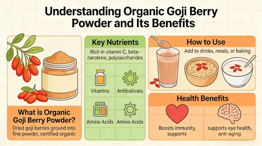 Understanding Organic Goji Berry Powder and Its Benefits Understanding Organic Goji Berry Powder and Its Benefits
