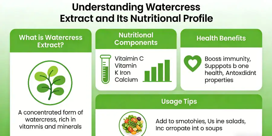 Understanding Watercress Extract and Its Nutritional Profile Understanding Watercress Extract and Its Nutritional Profile