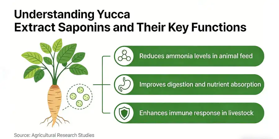 Understanding Yucca Extract Saponins and Their Key Functions Understanding Yucca Extract Saponins and Their Key Functions