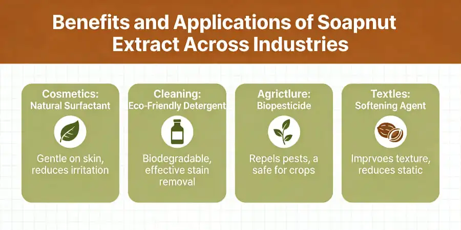Benefits and Applications of Soapnut Extract Across Industries Benefits and Applications of Soapnut Extract Across Industries