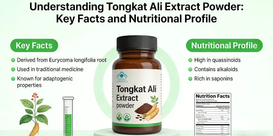 Understanding Tongkat Ali Extract Powder-Key Facts and Nutritional Profile Understanding Tongkat Ali Extract Powder-Key Facts and Nutritional Profile