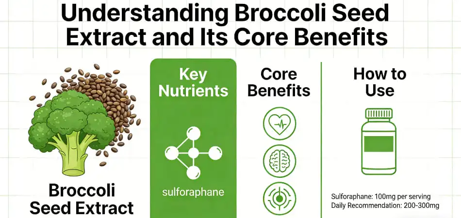Understanding Broccoli Seed Extract and Its Core Benefits Understanding Broccoli Seed Extract and Its Core Benefits