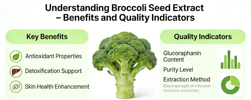Understanding Broccoli Seed Extract – Benefits and Quality Indicators Understanding Broccoli Seed Extract – Benefits and Quality Indicators