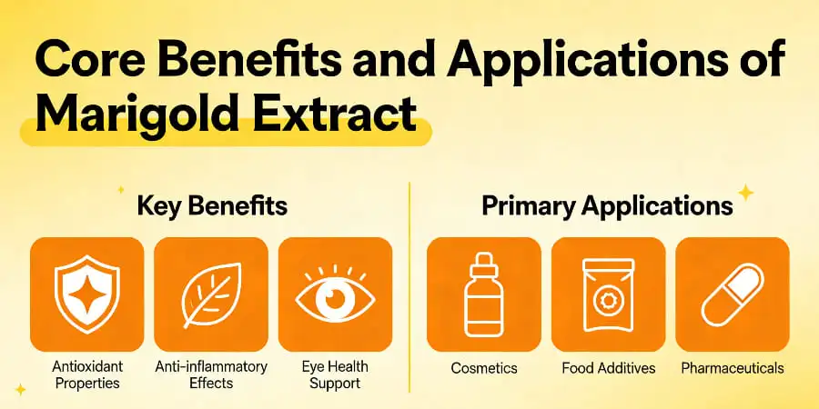 Core Benefits and Applications of Marigold Extract Core Benefits and Applications of Marigold Extract