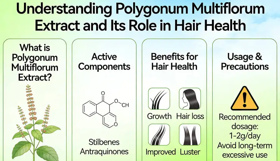 Understanding Polygonum Multiflorum Extract and Its Role in Hair Health Understanding Polygonum Multiflorum Extract and Its Role in Hair Health