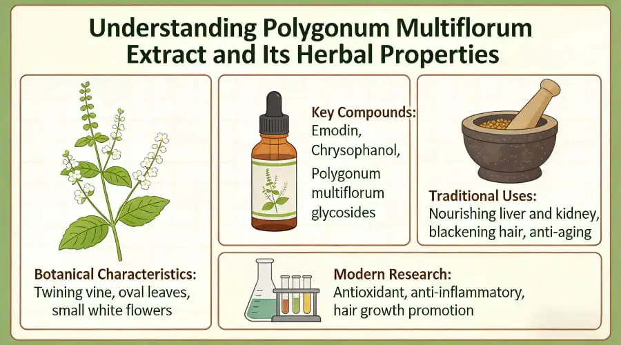Understanding Polygonum Multiflorum Extract and Its Herbal Properties Understanding Polygonum Multiflorum Extract and Its Herbal Properties