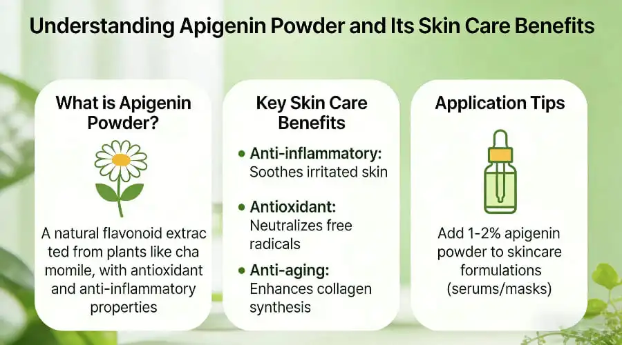 Understanding Apigenin Powder and Its Skin Care Benefits Understanding Apigenin Powder and Its Skin Care Benefits