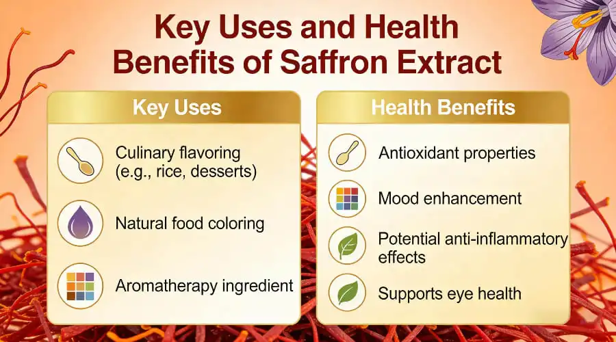 Key Uses and Health Benefits of Saffron Extract Key Uses and Health Benefits of Saffron Extract