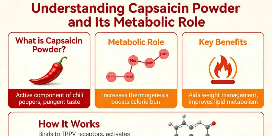 Understanding Capsaicin Powder and Its Metabolic Role Understanding Capsaicin Powder and Its Metabolic Role