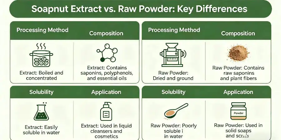 What Makes Soapnut Extract Different from Raw Powder What Makes Soapnut Extract Different from Raw Powder