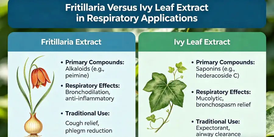Fritillaria Versus Ivy Leaf Extract in Respiratory Applications Fritillaria Versus Ivy Leaf Extract in Respiratory Applications