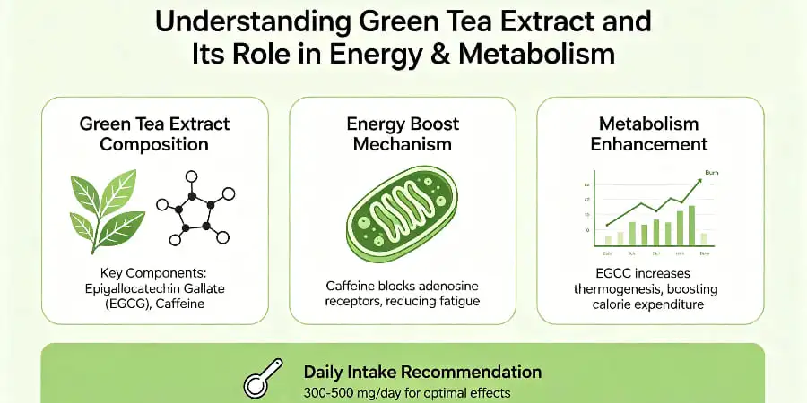 Understanding Green Tea Extract and Its Role in Energy & Metabolism Understanding Green Tea Extract and Its Role in Energy & Metabolism