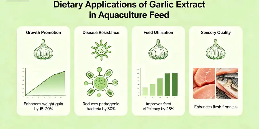 Dietary Applications of Garlic Extract in Aquaculture Feed Dietary Applications of Garlic Extract in Aquaculture Feed
