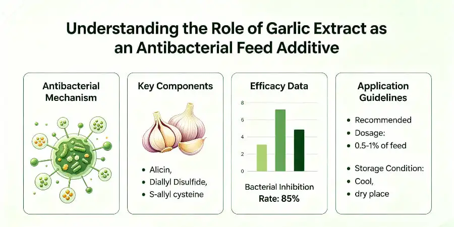Understanding the Role of Garlic Extract as an Antibacterial Feed Additive Understanding the Role of Garlic Extract as an Antibacterial Feed Additive