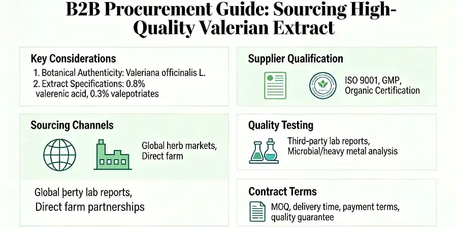 How to Source High-Quality Valerian Extract for B2B Procurement How to Source High-Quality Valerian Extract for B2B Procurement