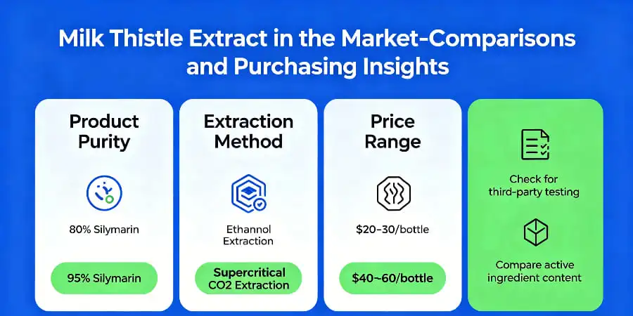 Milk Thistle Extract in the Market-Comparisons and Purchasing Insights Milk Thistle Extract in the Market-Comparisons and Purchasing Insights