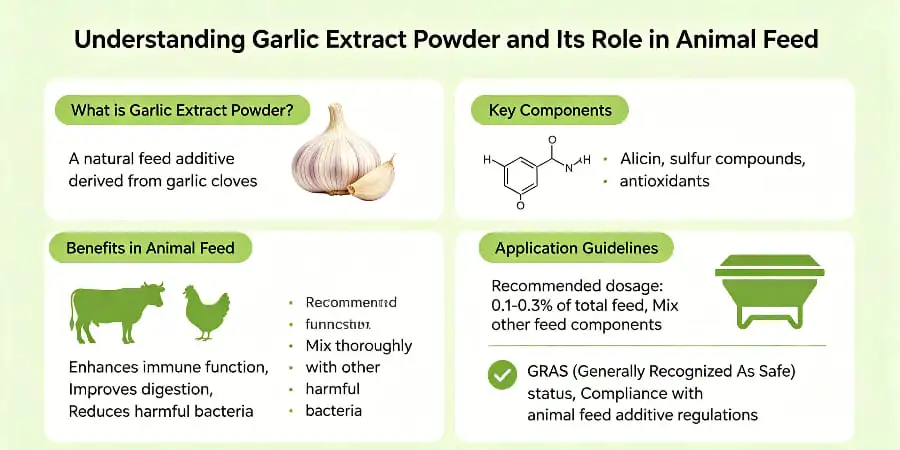 Understanding Garlic Extract Powder and Its Role in Animal Feed Understanding Garlic Extract Powder and Its Role in Animal Feed