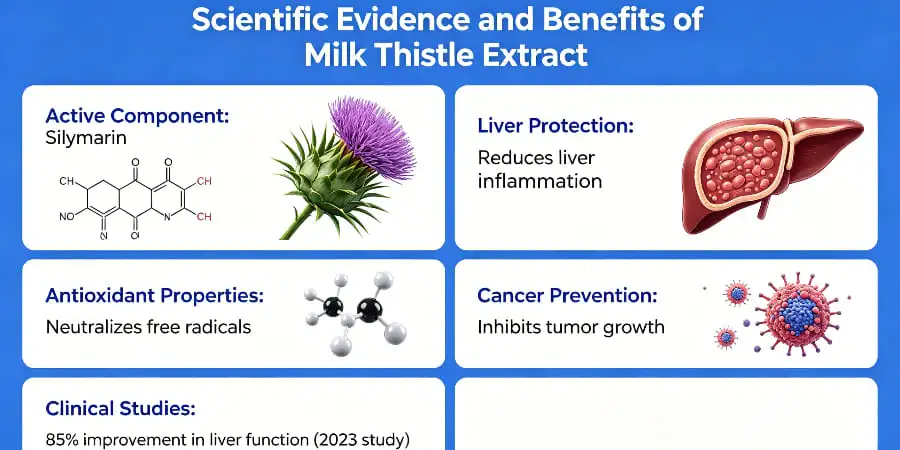 Scientific Evidence and Benefits of Milk Thistle Extract Scientific Evidence and Benefits of Milk Thistle Extract