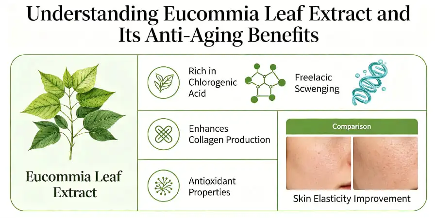 Understanding Eucommia Leaf Extract and Its Anti-Aging Benefits Understanding Eucommia Leaf Extract and Its Anti-Aging Benefits