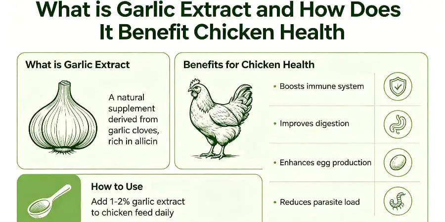 What is Garlic Extract and How Does It Benefit Chicken Health What is Garlic Extract and How Does It Benefit Chicken Health