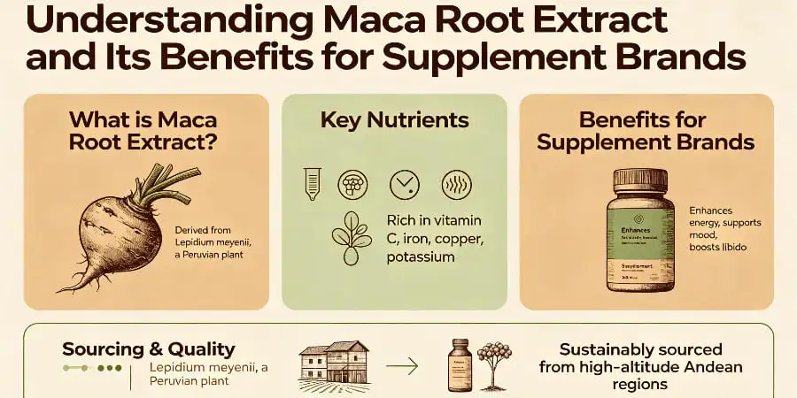 Understanding Maca Root Extract and Its Benefits for Supplement Brands Understanding Maca Root Extract and Its Benefits for Supplement Brands