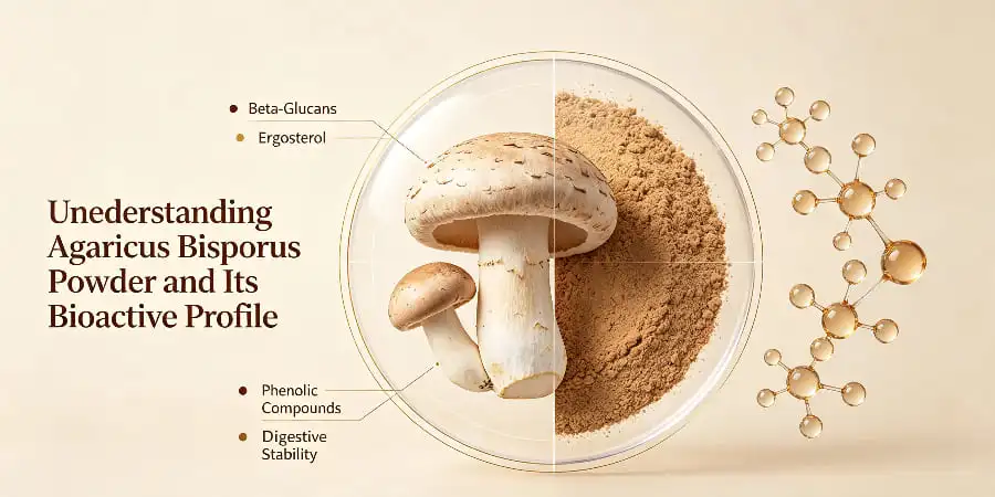 Understanding Agaricus Bisporus Powder and Its Bioactive Profile Understanding Agaricus Bisporus Powder and Its Bioactive Profile