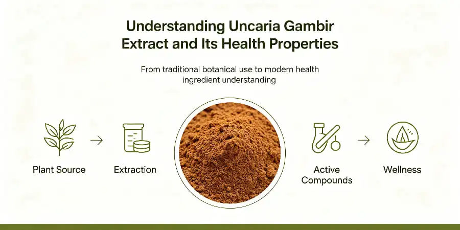 Understanding Uncaria Gambir Extract and Its Health Properties Understanding Uncaria Gambir Extract and Its Health Properties