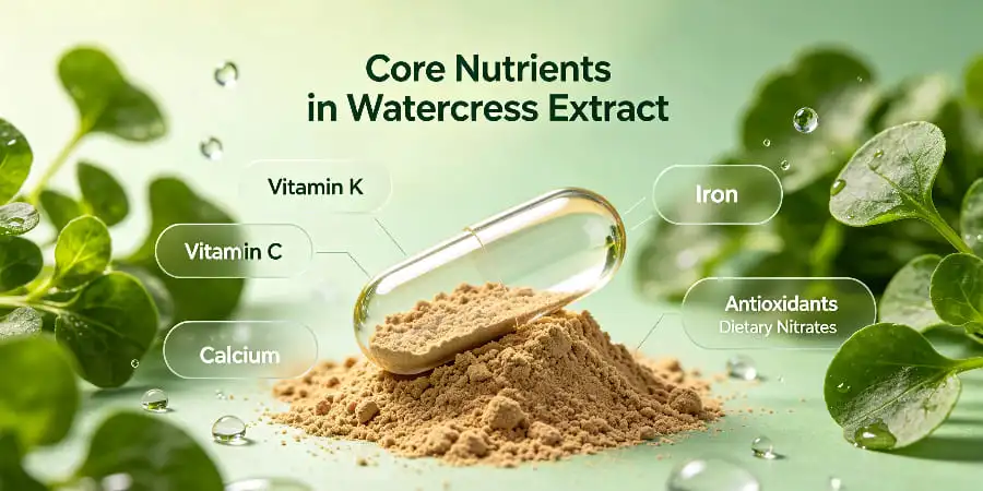 Core Nutrients in Watercress Extract Core Nutrients in Watercress Extract