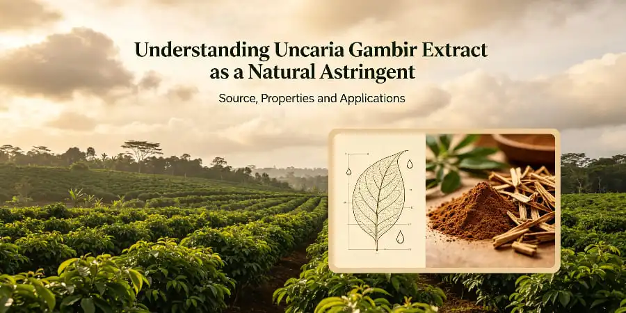 Understanding Uncaria Gambir Extract as a Natural Astringent Understanding Uncaria Gambir Extract as a Natural Astringent