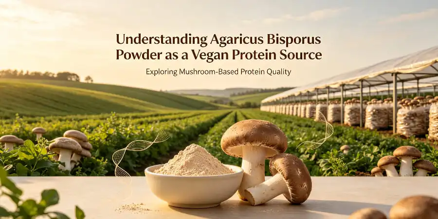 Understanding Agaricus Bisporus Powder as a Vegan Protein Source Understanding Agaricus Bisporus Powder as a Vegan Protein Source