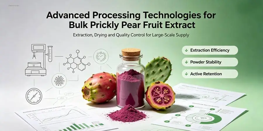 Advanced Processing Technologies for Bulk Prickly Pear Fruit Extract Advanced Processing Technologies for Bulk Prickly Pear Fruit Extract
