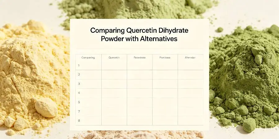 Comparing Quercetin Dihydrate Powder with Alternatives Comparing Quercetin Dihydrate Powder with Alternatives