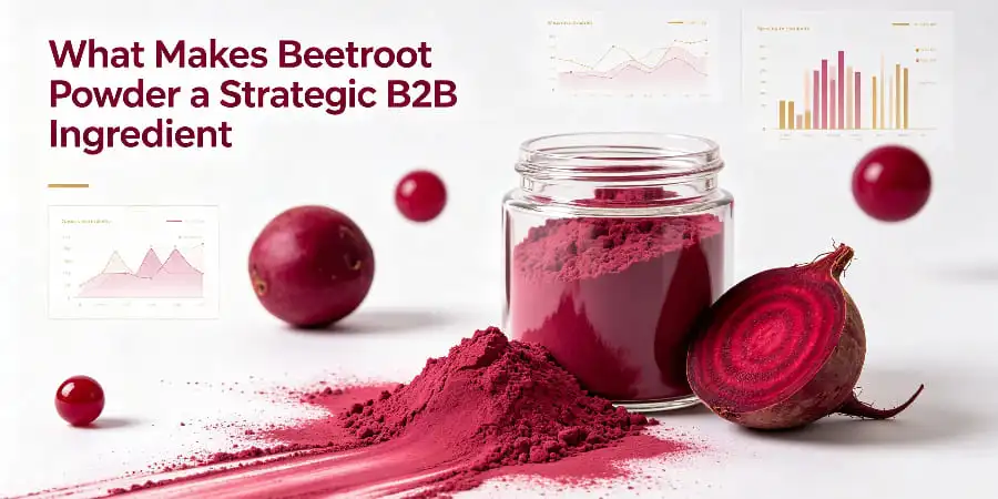 What Makes Beetroot Powder a Strategic B2B Ingredient What Makes Beetroot Powder a Strategic B2B Ingredient
