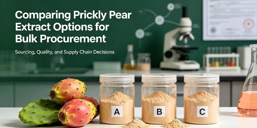 Comparing Prickly Pear Extract Options for Bulk Procurement Comparing Prickly Pear Extract Options for Bulk Procurement